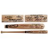 Image 1 : THE SANDLOT CAST SIGNED RAWLINGS BASEBALL BAT (BECKETT COA)