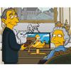 Image 1 : Eddie Izzard Autographed 'The Simpsons' 8X10 Photo (Frozen Pond COA)