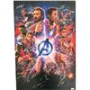 Image 1 : FULL SIZE POSTER CAST SIGNED FROM THE MOVIE AVENGERS  (RA COA)