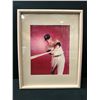 Image 1 : VINTAGE MICKEY MANTLE CUSTOM FRAMED 16 X 20 DISPLAY