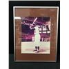 Image 1 : VINTAGE HANK AARON CUSTOM FRAMED 16 X 20 DISPLAY