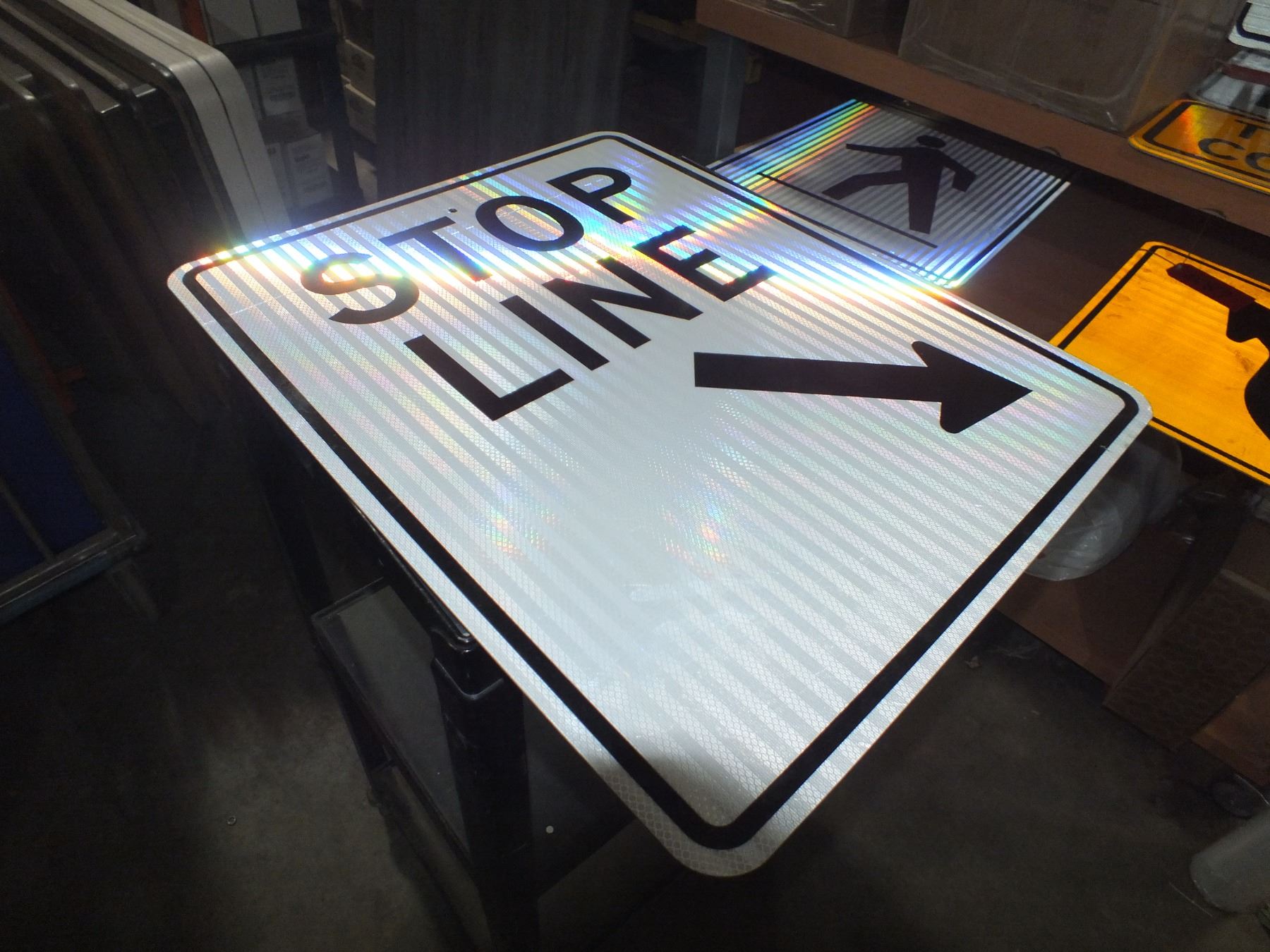 Stop Line Traffic Sign