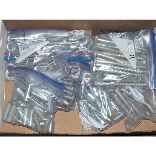 Box of Mixed Bolts & Screws