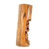 Image 2 : CARVED KAULANI STATE PRISON TIKI FIGURE WITH NATURAL LOG DETAIL.