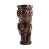 Image 2 : CERAMIC MARQUESAN ISLAND FIGURAL WALL POCKET - DARK.