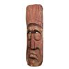 Image 1 : FIBERGLASS PAINTED TIKI MASK SALVAGED From THE TIKIS Theme Park.