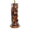 Image 1 : HAWAIIAN RESORT PLASTER TIKI TABLE LAMP.