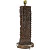 Image 3 : HAWAIIAN RESORT PLASTER TIKI TABLE LAMP.