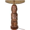 Image 2 : VINTAGE OCEANIC ARTS "#1301 MARQUESAN LAMP" ON BASE WITH SHADE.