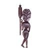 Image 2 : ULTRA RARE ORIGINAL DON the BEACHCOMBER WAIKIKI CARVED TIKI FIGURAL LIGHTED SCONCE - FEMALE.