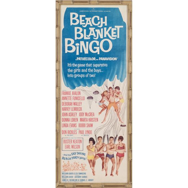 "BEACH BLANKET BINGO" POSTER.