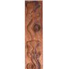 Image 2 : INCREDIBLE MAORI CARVED TALL WOOD SNAKE PANEL.