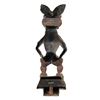 Image 3 : IMPRESSIVE ARCHITECTURAL DECOR FIBERGLASS WARRIOR TIKI FIGURE.