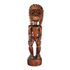 Image 2 : EPIC STYLIZED HAWAIIAN KU WAR GOD WITH LONG FEATHERED HEADDRESS.