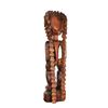Image 3 : EPIC STYLIZED HAWAIIAN KU WAR GOD WITH LONG FEATHERED HEADDRESS.