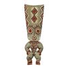 Image 1 : OCEANIC ARTS #444 "NEW GUINEA WALL FIGURE" TIKI CARVING by LEROY SCHMALTZ.