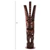 Image 1 : EPIC ALMOST 7-FOOT TALL "LONO: GOD OF AGRICULTURE" FIGURAL CARVING by LEROY SCHMALTZ.