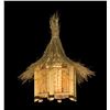 Image 2 : #2389 "HILO THATCH SHADE" OCEANIC ARTS LAMP