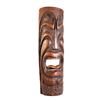 Image 2 : IMPRESSIONISTIC CARVED TIKI HALF-POLE WALL HANGING.