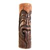 Image 1 : VINTAGE CARVED TIKI POLE WITH CROOKED TONGUE.