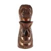 Image 2 : STRIKING VINTAGE CARVED KU- GOD OF WAR TIKI FIGURE.