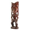 Image 1 : VINTAGE CARVED KU WAR GOD TIKI FIGURE WITH HOLES IN FISTS.