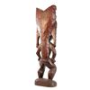 Image 3 : VINTAGE CARVED KU WAR GOD TIKI FIGURE WITH HOLES IN FISTS.