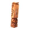 Image 2 : VINTAGE STYLIZED CARVED TIKI FIGURAL POLE LABELED MADE IN TONGA.