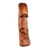 Image 2 : CARVED WITCO-ESQUE MOAI TIKI MASK WITH DARK GRAIN.
