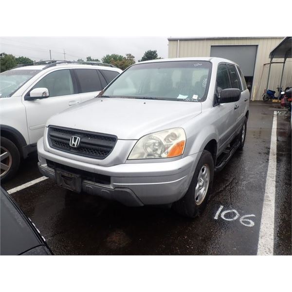 2005 Honda Pilot Speeds Auto Auctions