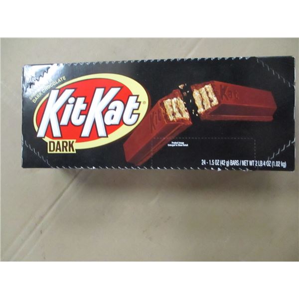 DARK CHOCOLATE KIT KAT BARS (24 X 1.5 OZ) PER BOX