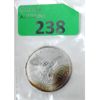 Image 1 : 1 Oz .9999  Silver 2014 Red Tailed Hawk Coin 