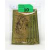 Image 1 : 4 x 1/1000 Oz. 24KT Fine Gold Utah Fine GoldBack Notes