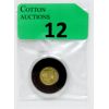 Image 1 : 1/25th Oz .9999  Fine Gold 2023 Philharmoniker Coin 