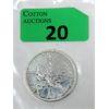 Image 1 : 1 Oz .9999  Silver 2010 Canada Maple Leaf Coin 