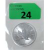 Image 1 : 1 Oz .9999  Silver 2023 Canada Maple Leaf Coin 