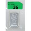Image 1 : 1 Oz .999  Silver Sunshine Minting Bar with Decoder on Back 