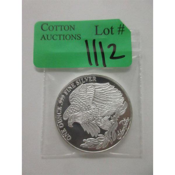 1 Oz .999 Silver Saint Gaudens Round 