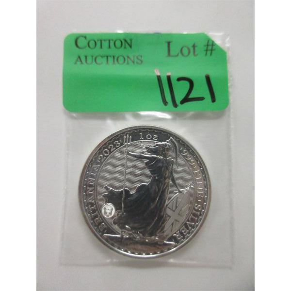 1 Oz .999 Silver 2023 Britannica Coin 