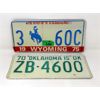 Image 1 : 1975 Wyoming & 1970 Oklahoma Licence Plates