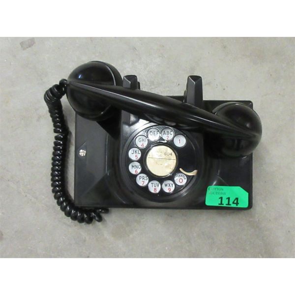 Vintage Rotary Dial Wall Phone 