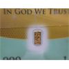 Image 2 : Bullion Box and Two 1/2 Grain .999 Gold Bars