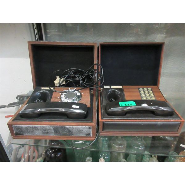 2 Vintage Executive Rotary Dial Desk Phones