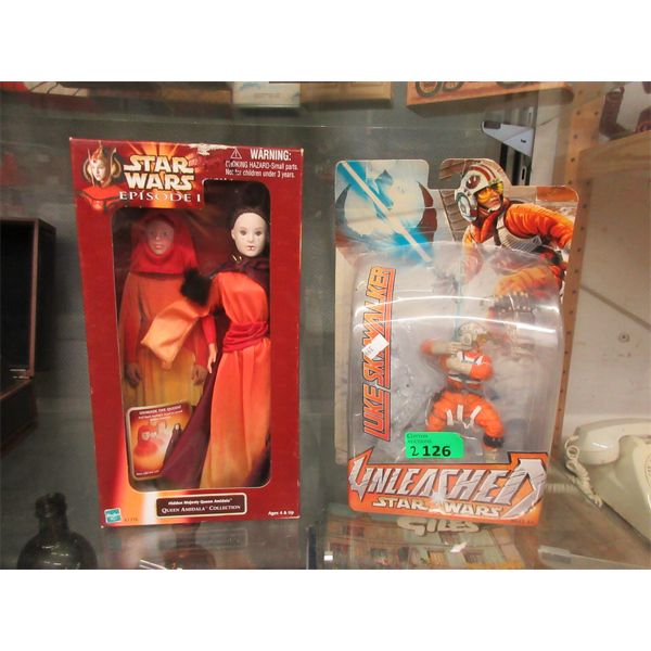 2 Star Wars Action Figures in Original Boxes