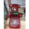 Image 1 : 2 Vintage Red Automatic Electric Dial Telephones