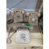 Image 1 : 3 Vintage Rotary Dial Telephones - Tan