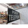 Image 2 : Double Sided Porcelain Public Telephone Sign