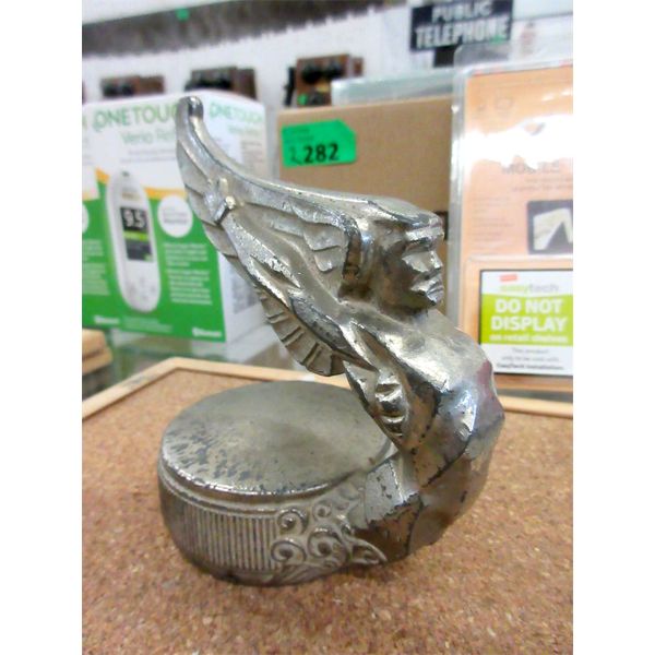 1928 Essex Flying Goddess Hood Ornament 