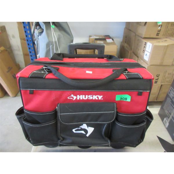 Husky 18" Rolling Tool Bag Tote