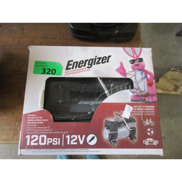 Energizer 120 PSI / 12 V Compressor